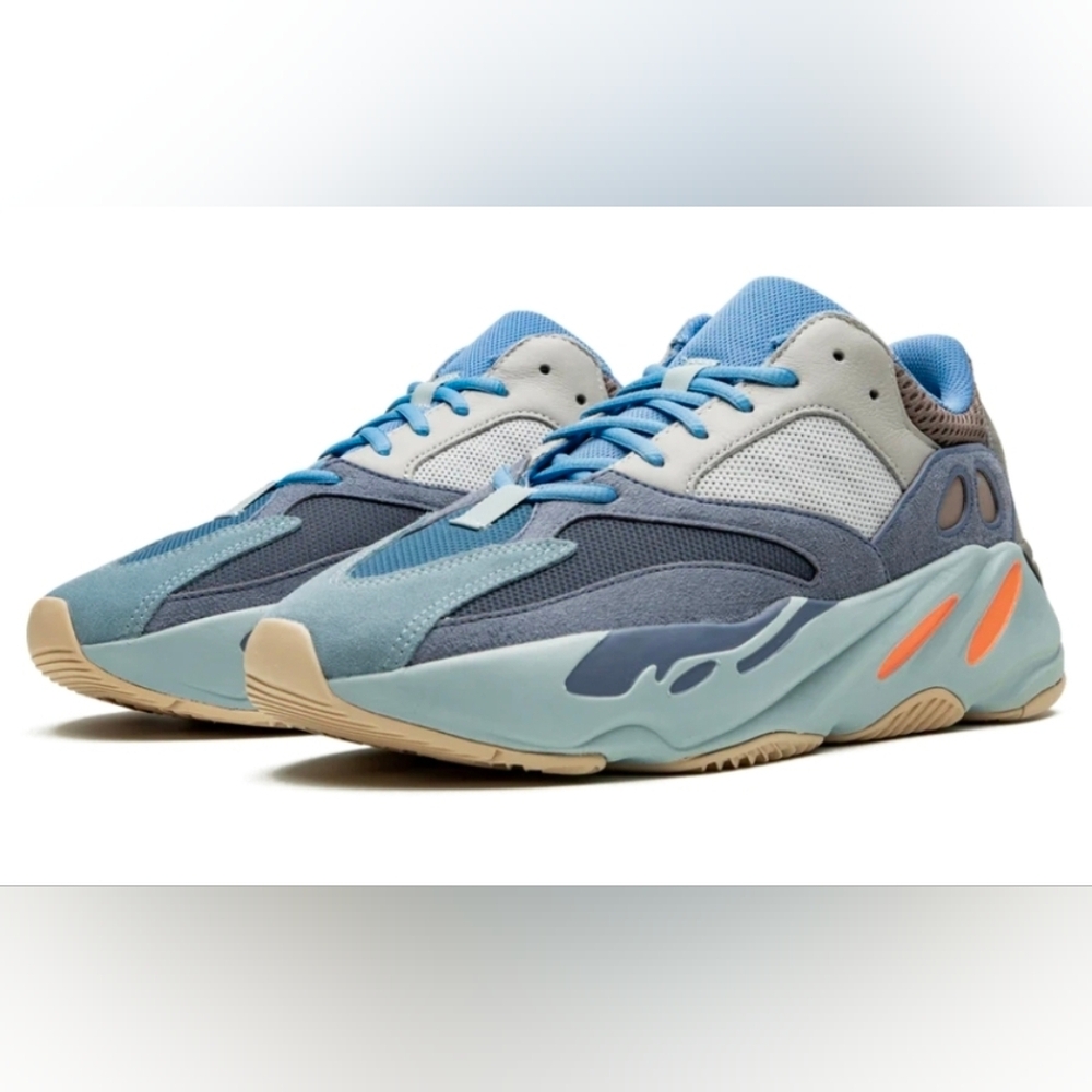 Yeezy Boost 700 Carbon Blue Adidas Size 7.5 - Picture 3 of 12